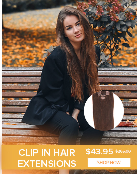 2020 Autumn hair extensions clip in