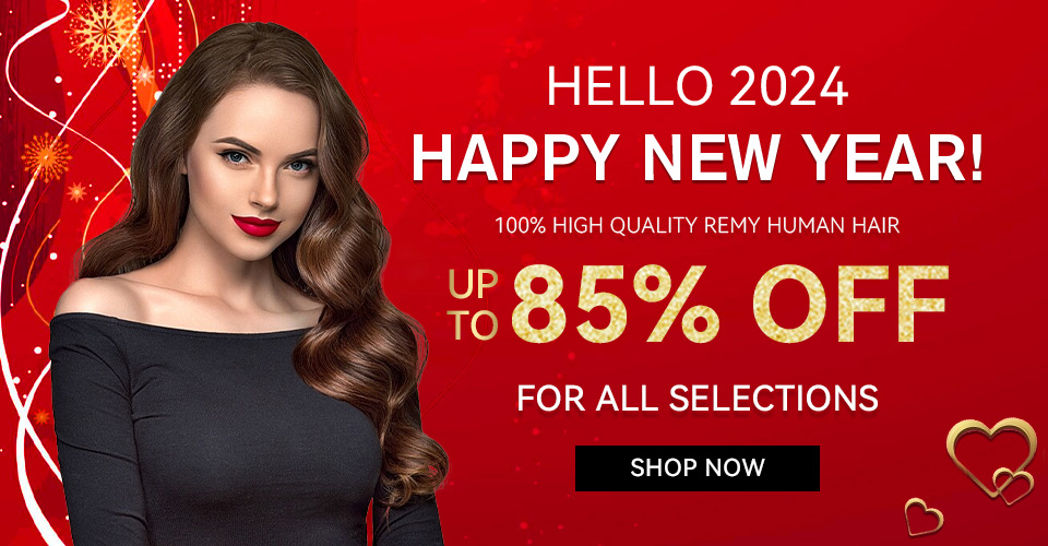 2024 Happy New Year Hair Extensions Sale United Kingdom